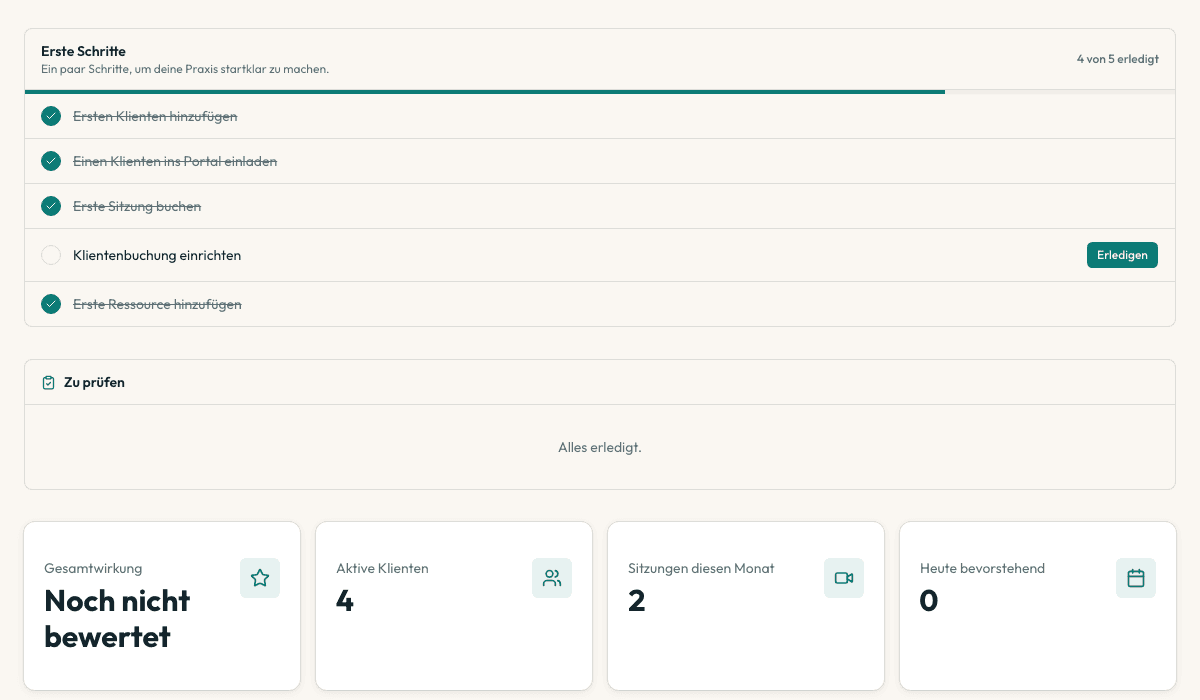 Das Coach-Dashboard